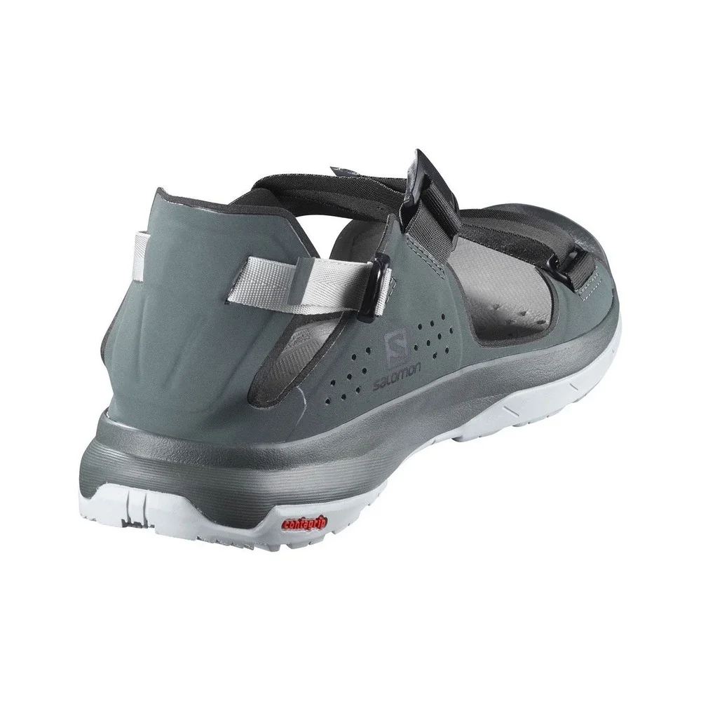 Salomon Unisex TECH Hiking Sandal - Men's 11 Women's 12 - Urban Chic/Pearl Grey